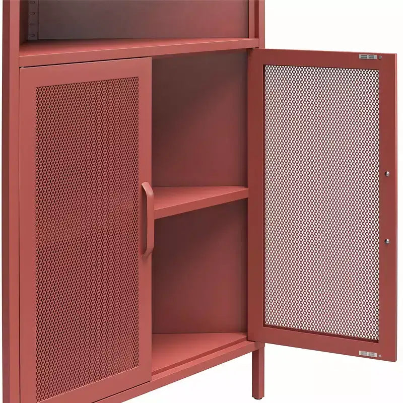 Meuble de rangement d'angle à 2 portes