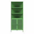 Novogratz Channing Corner Storage Cabinet with 2 Doors