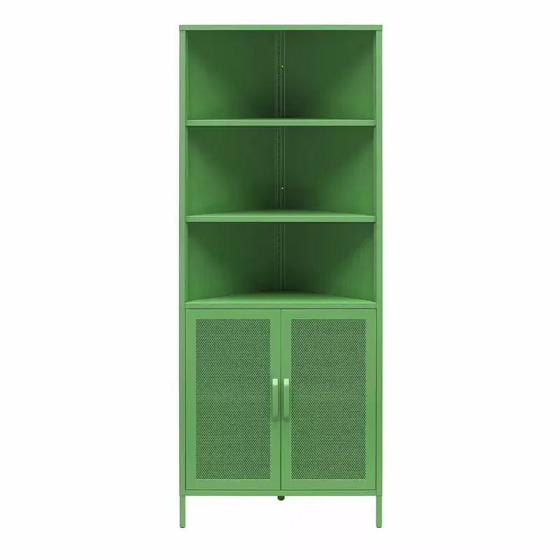 Novogratz Channing Corner Storage Cabinet with 2 Doors