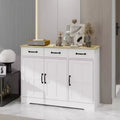 Farmhouse-Style Sideboard: 3 Doors, 3 Drawers, Perfect for Dining Room