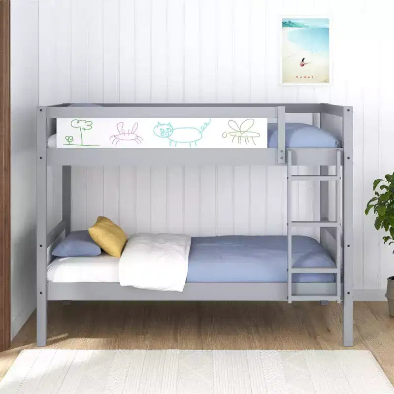 Lit superposé en bois pour enfants