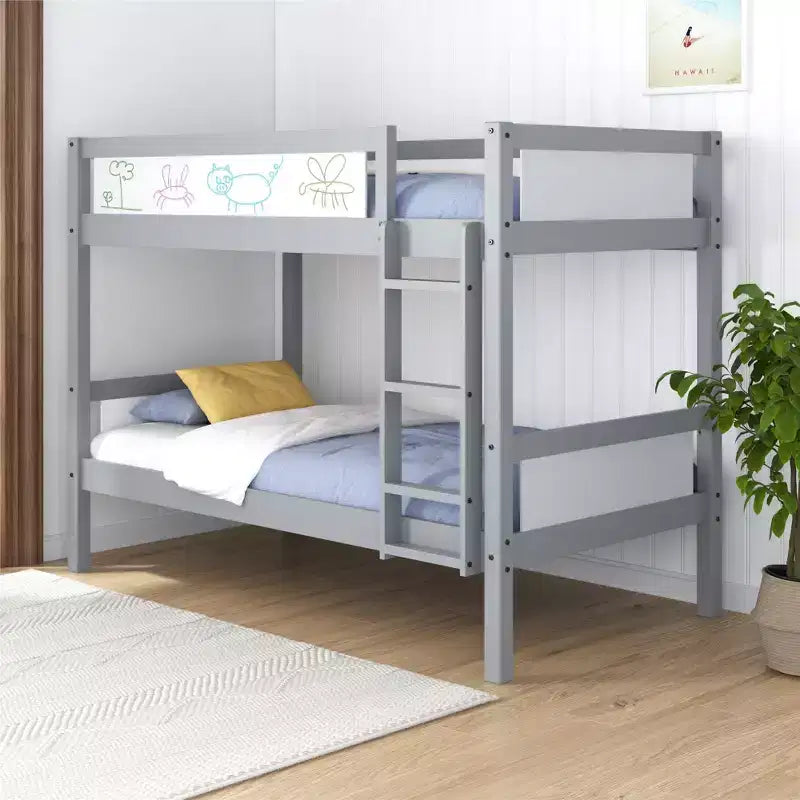Lit superposé en bois pour enfants