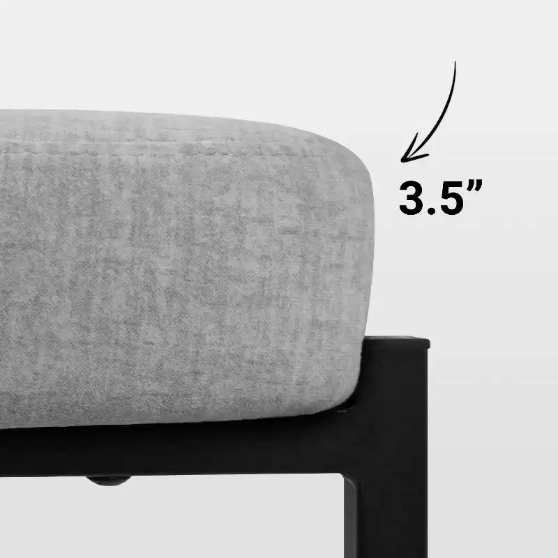 Tabourets de bar ronds Chaise de comptoir moderne tapissée de velours pour salle à manger