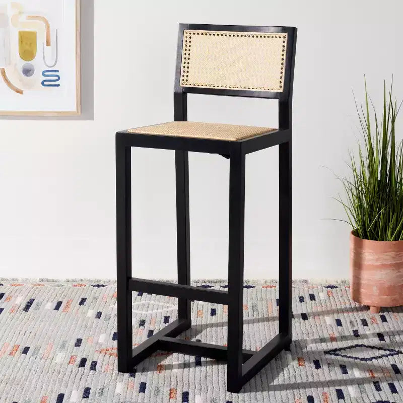 Tabouret de bar en rotin