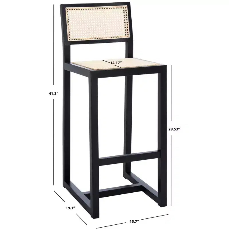 Tabouret de bar en rotin