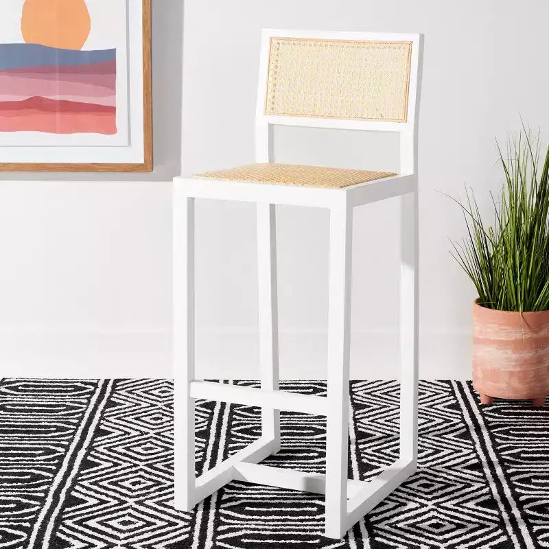 Tabouret de bar en rotin