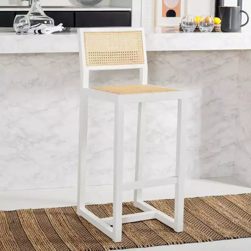 Tabouret de bar en rotin