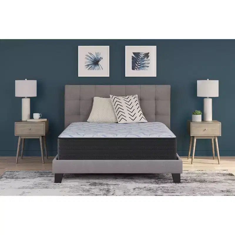 Signature Design by Ashley Elite Springs Firm 14-Inch Mattress - Memory Foam &amp; Wrapped Coils - Bed in a Box