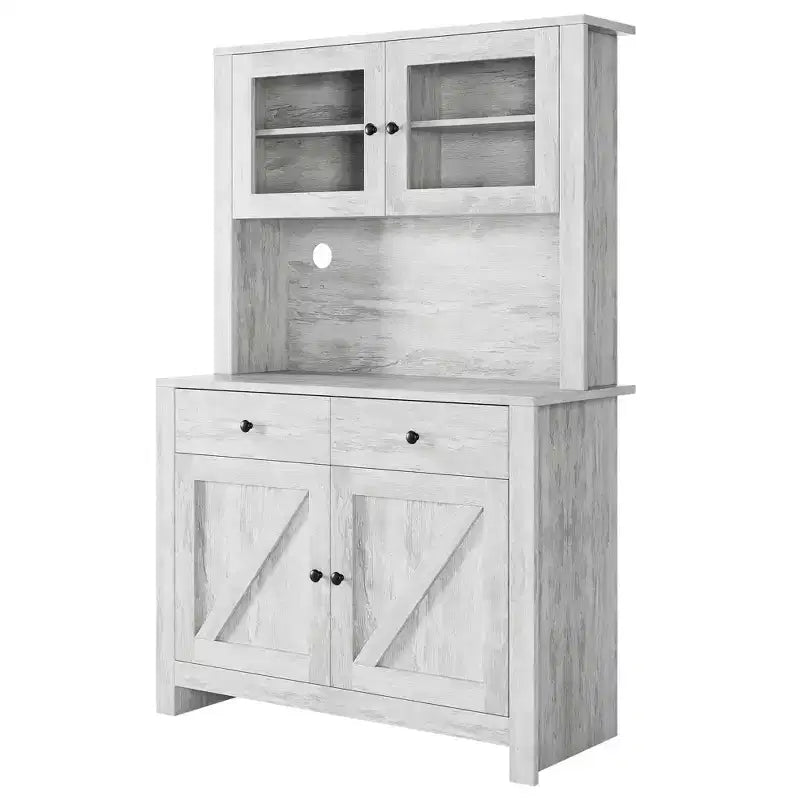 Modern Kitchen Pantry Cabinet  Freestanding Storage Solution for Food, Dishes, and Basic, Ideal for Dining Room Organization  Contemporary Design