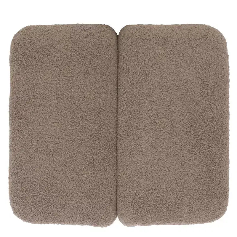 Pouf en tissu Teddy