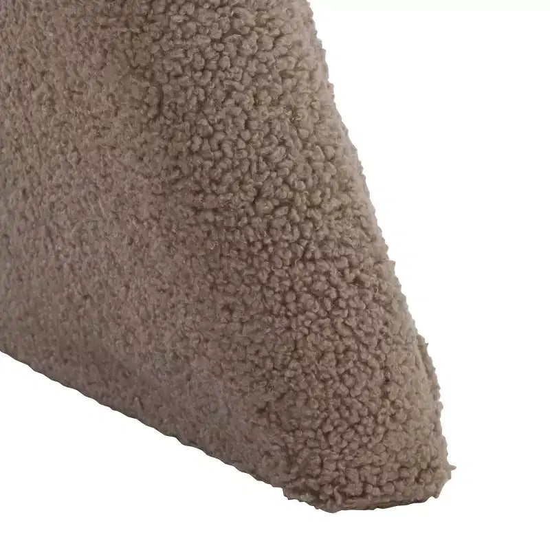 Pouf en tissu Teddy