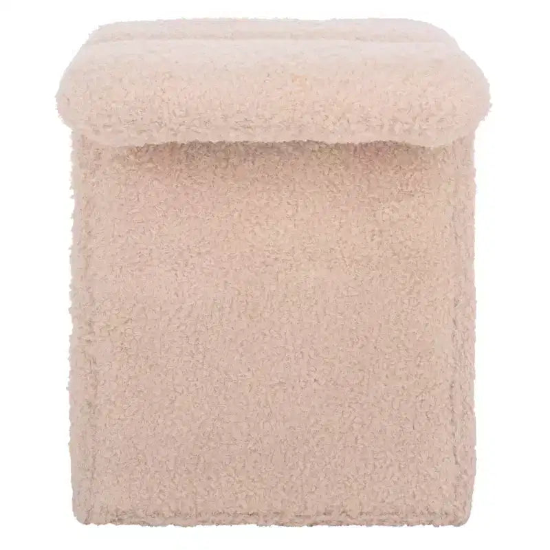 Pouf en tissu Teddy