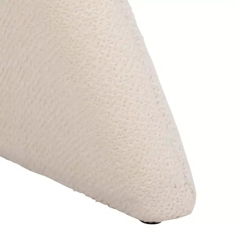 Pouf en tissu Teddy