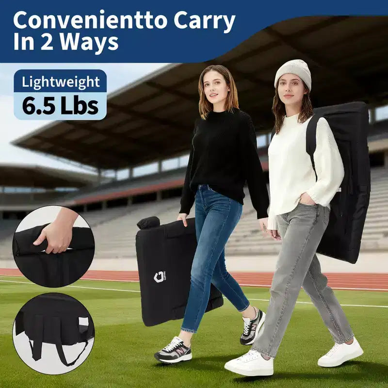 Coussin de siège de stade confortable, coussin de chaise de gradin ergonomique, durable, léger, portable, pour événements sportifs, arènes extérieures, activités récréatives